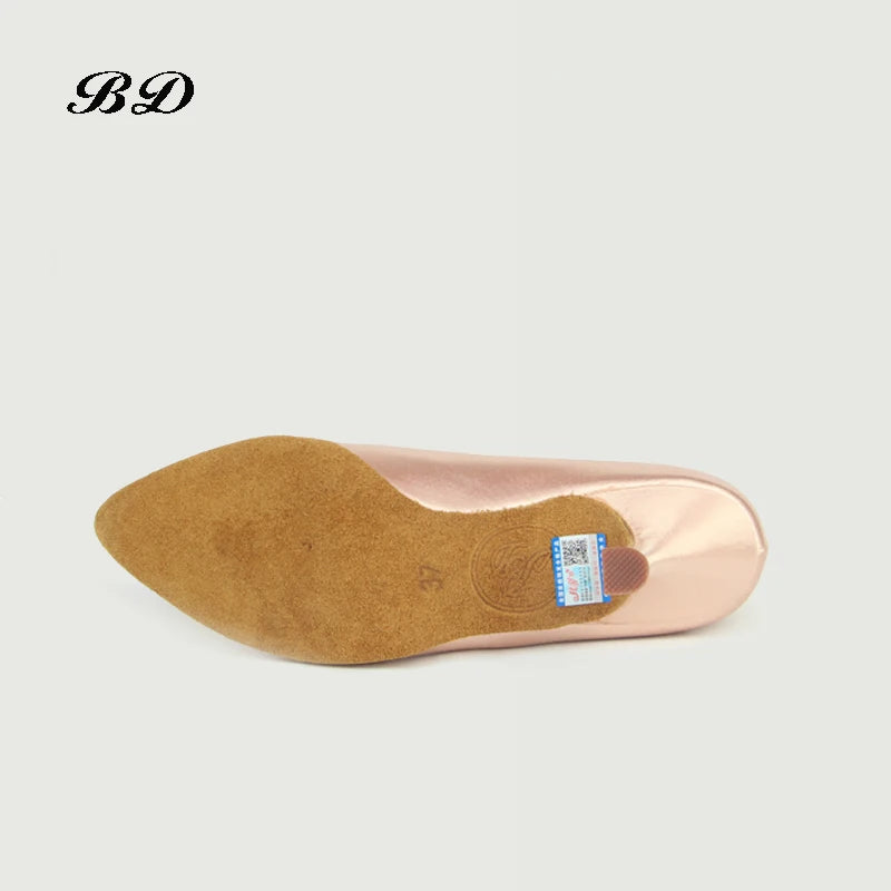 Women's Dance Sneakers – Latin Ballroom Jazz Satin Shoes BD138
