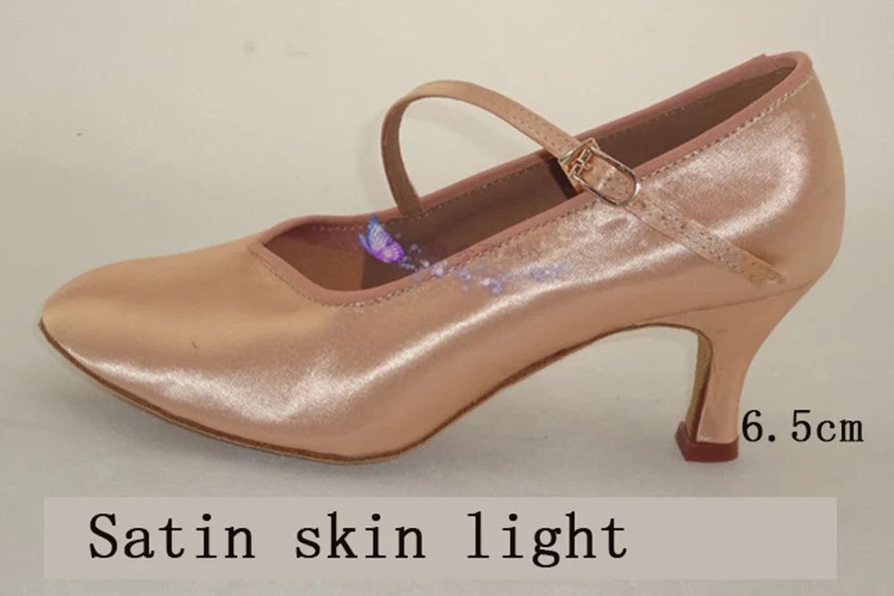 Women's Dance Sneakers – Latin Ballroom Jazz Satin Shoes BD138