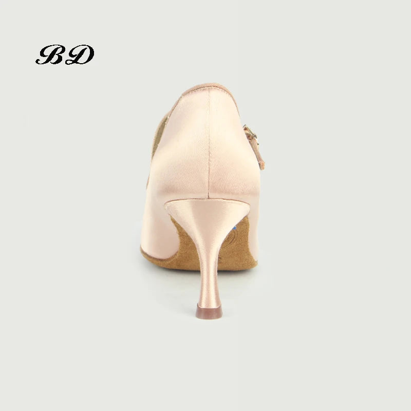 Women's Dance Sneakers – Latin Ballroom Jazz Satin Shoes BD138
