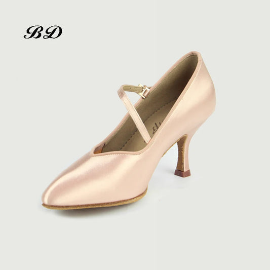 Women's Dance Sneakers – Latin Ballroom Jazz Satin Shoes BD138